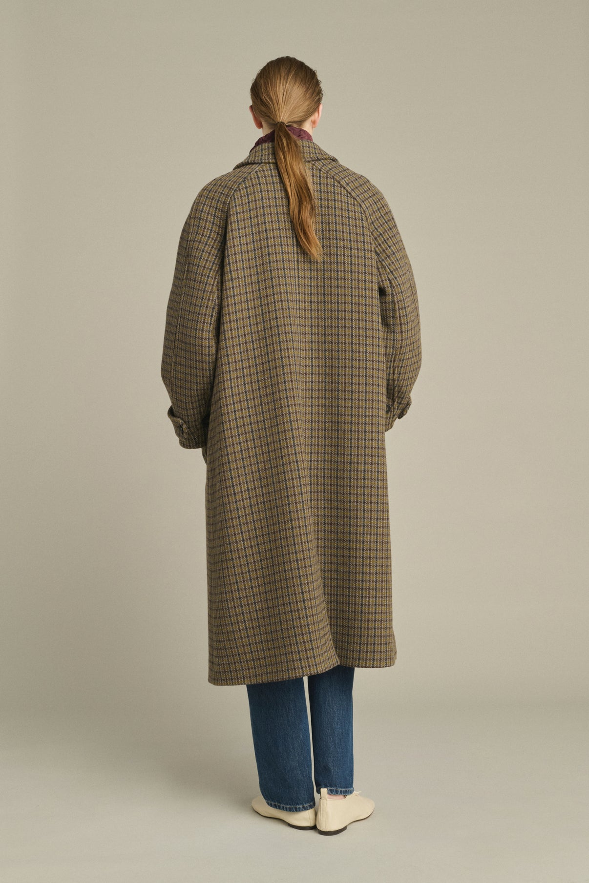 Abrigo Berlin - Gris/Caqui - Lana - Mujer vue 2