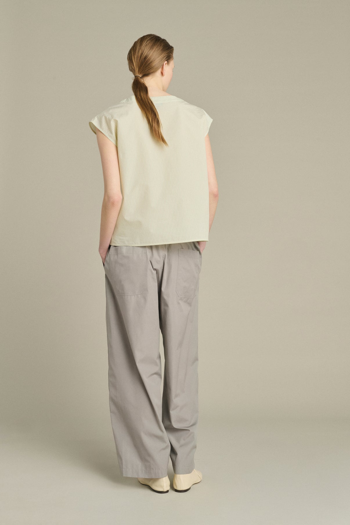 Blusa Lorena - Verde/Crudo - Algodón - Mujer vue 4