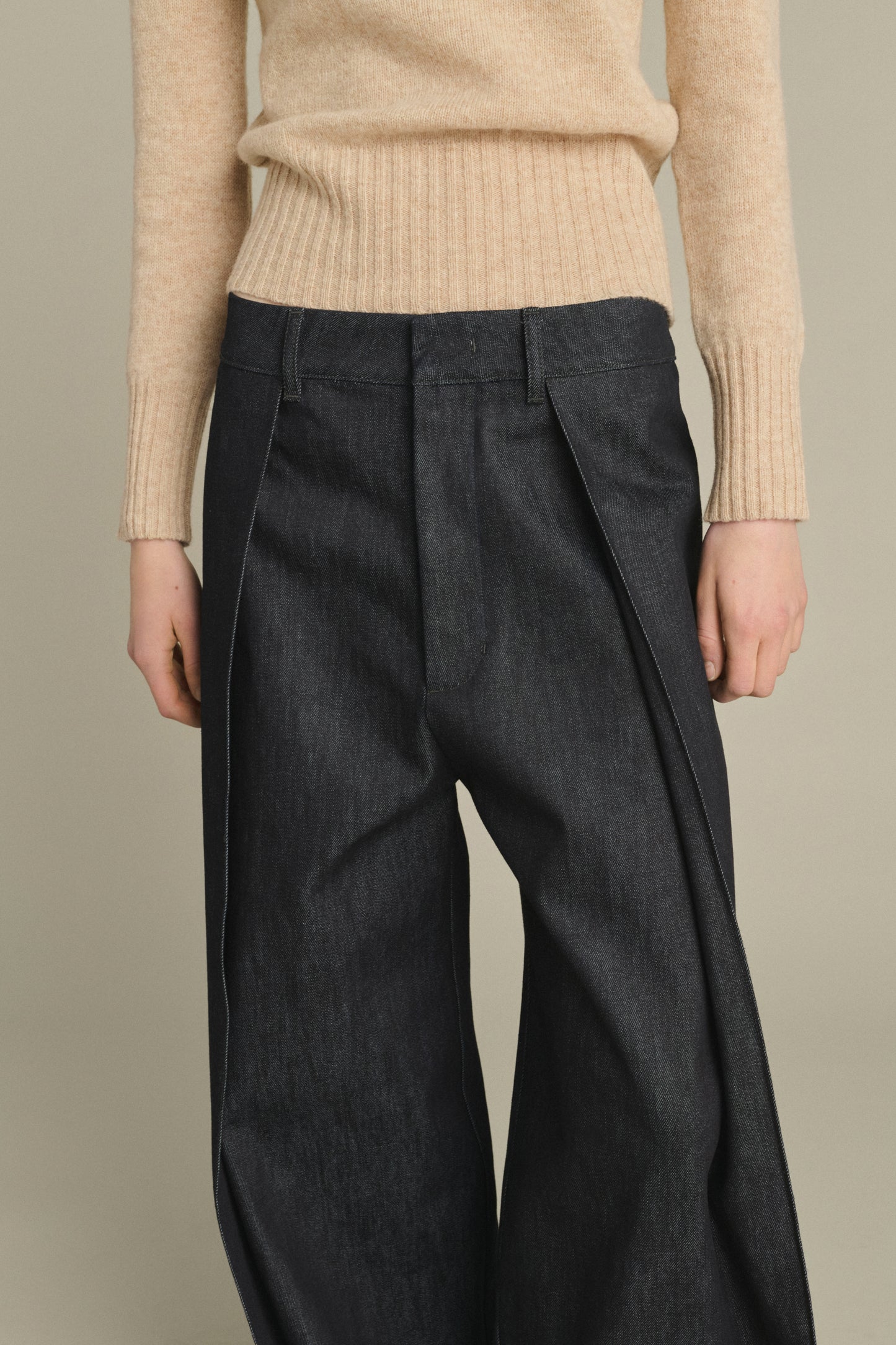 Vaqueros Kai - Azul Brut - Coton - Mujer