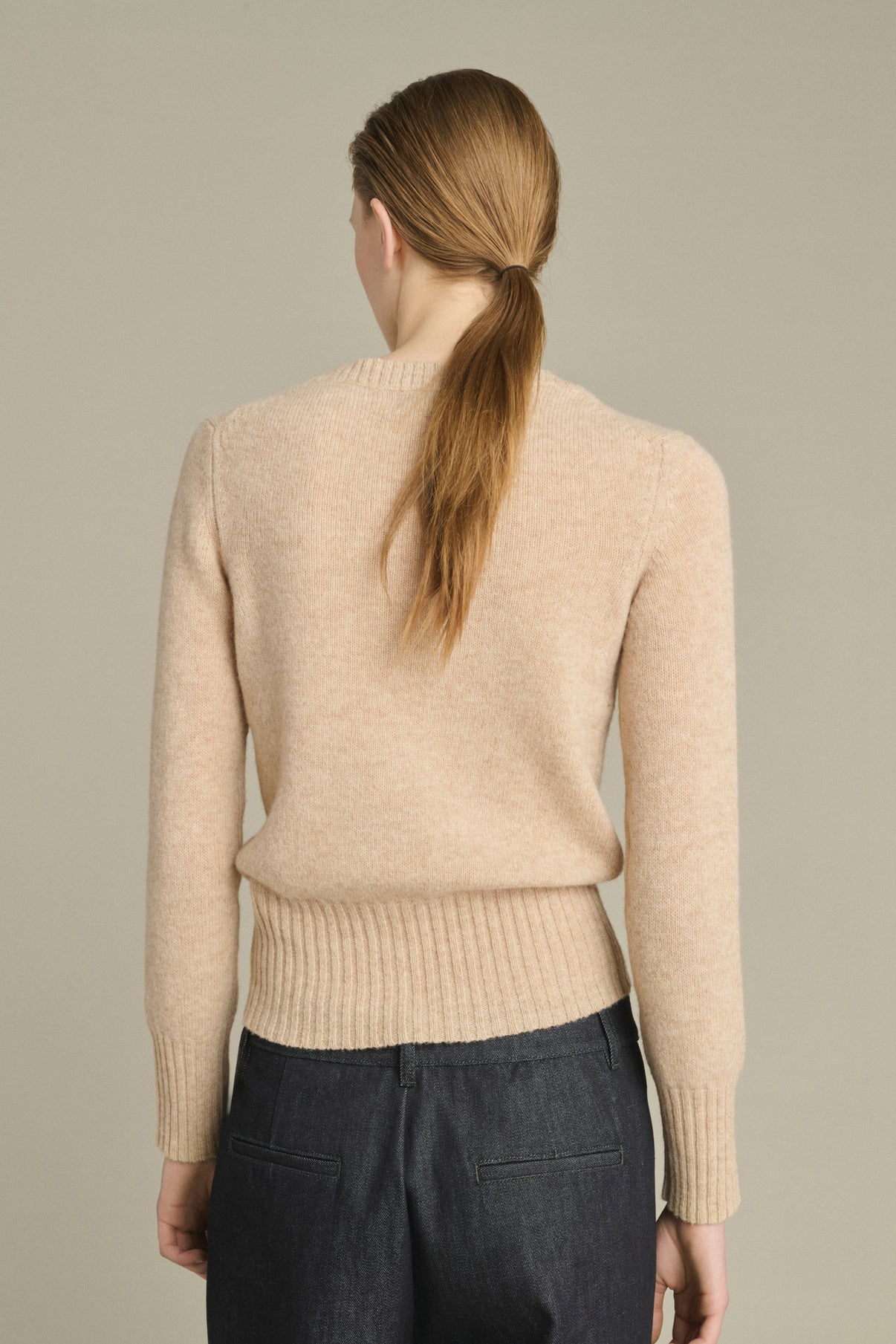 Jersey Gipsy - Crudo Jaspeado - Lana Merino - Mujer vue 4