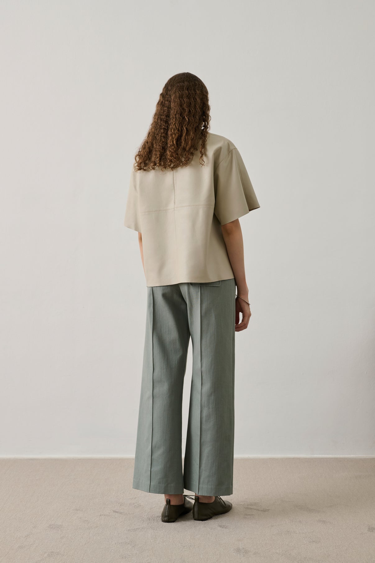 Pantalón Harry - Verde Agua - Algodón - Mujer vue 6