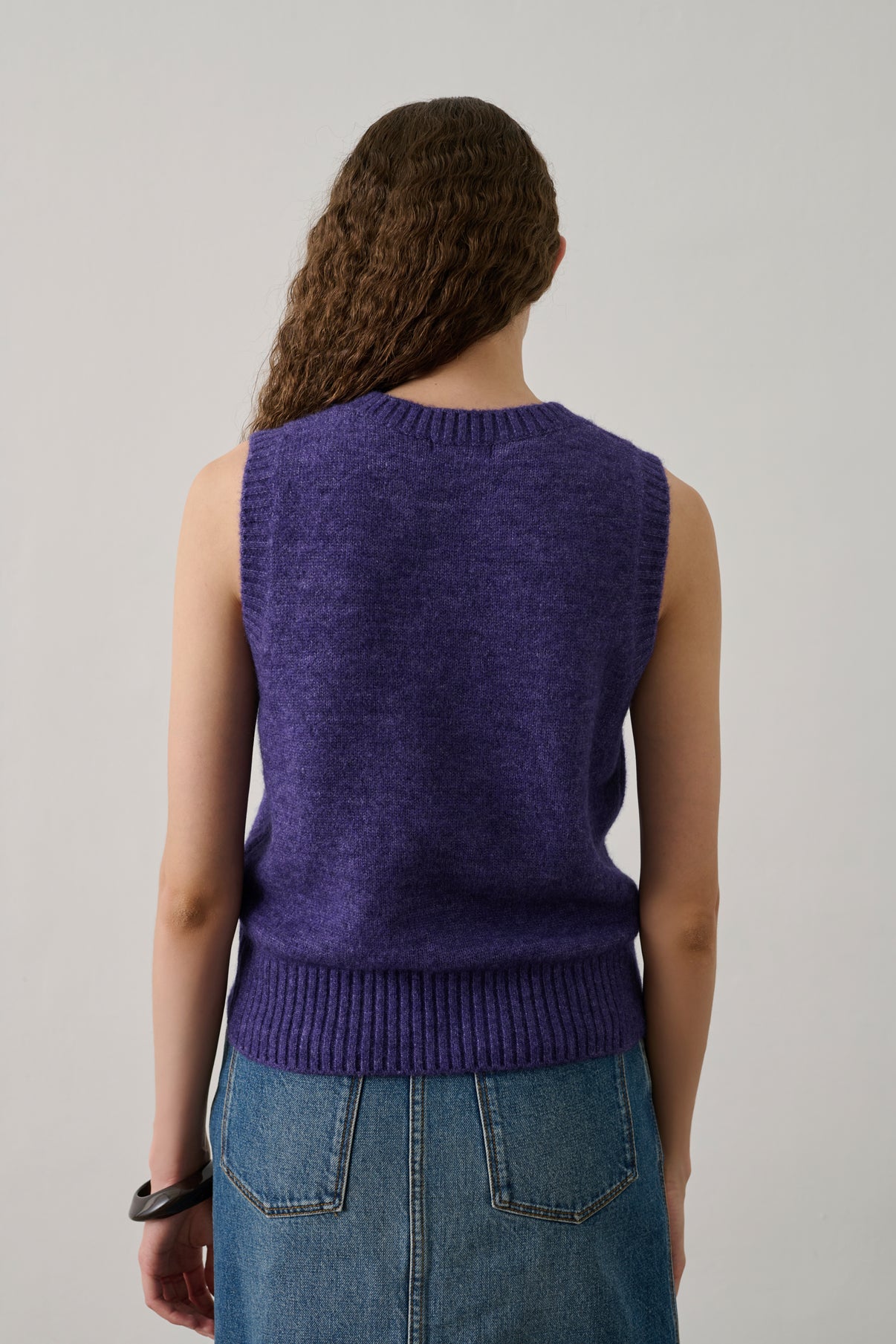 Pull Namaste - Violet Clair - Femme vue 3