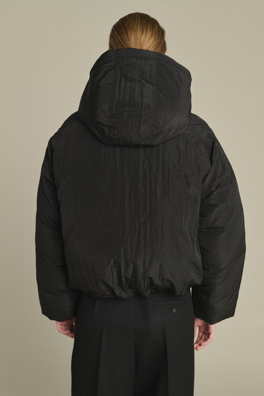 Plumífero Java - Negro Reversible Corto Mujer - Soeur
