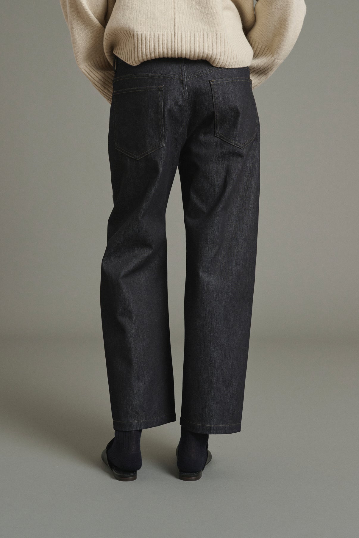 Vaqueros Harrison - Azul Raw - Coton - Mujer vue 4