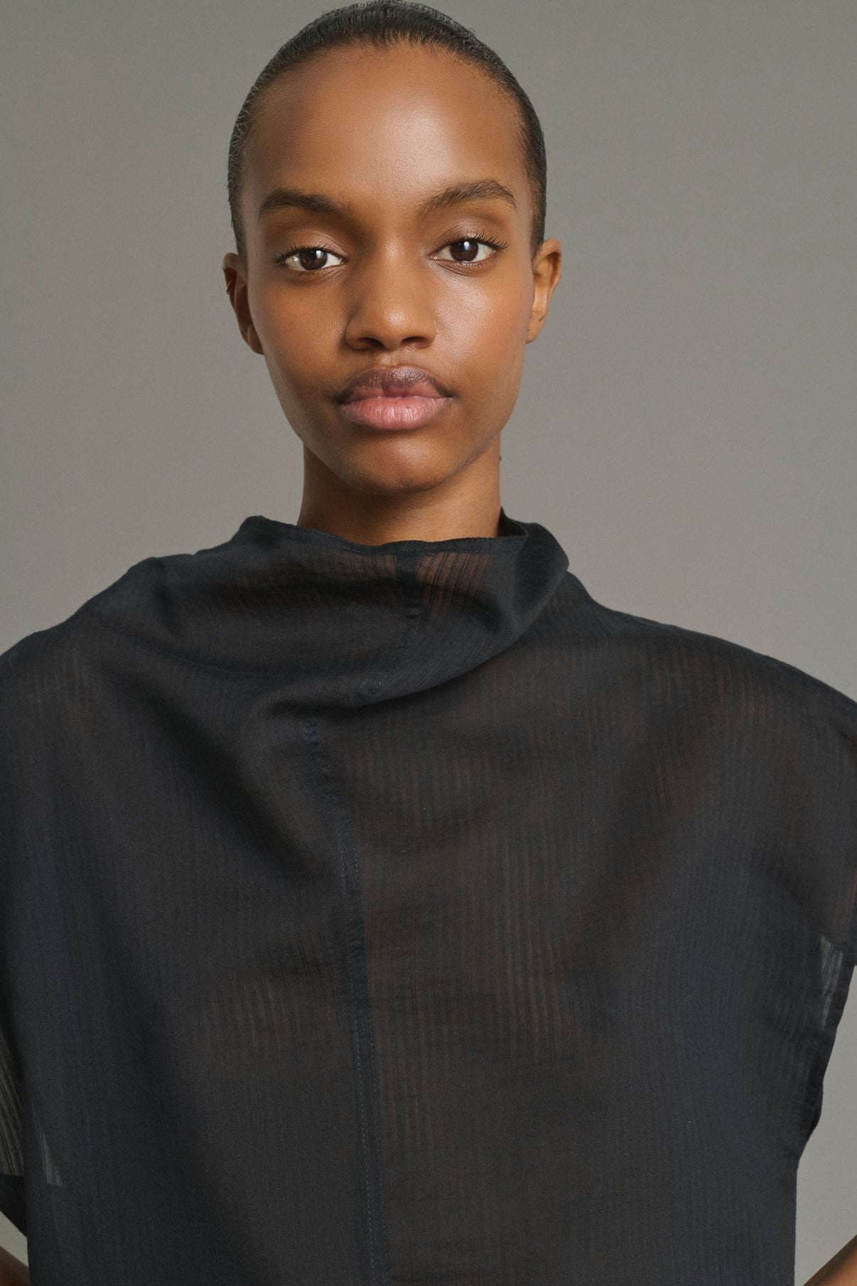Blusa Izumi - Negro - Algodón - Mujer vue 5