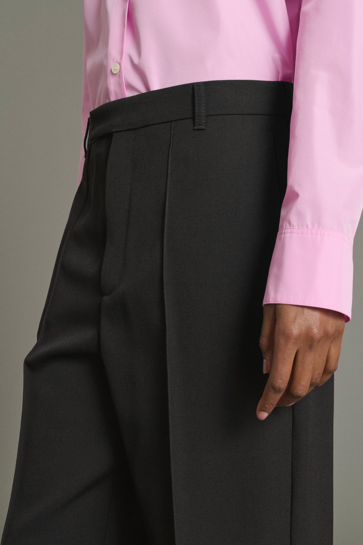 Pantalón Leo - Negro - Lana - Mujer vue 4