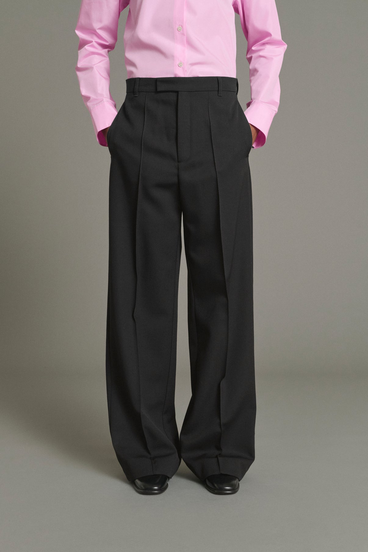 Pantalón Leo - Negro - Lana - Mujer vue 2