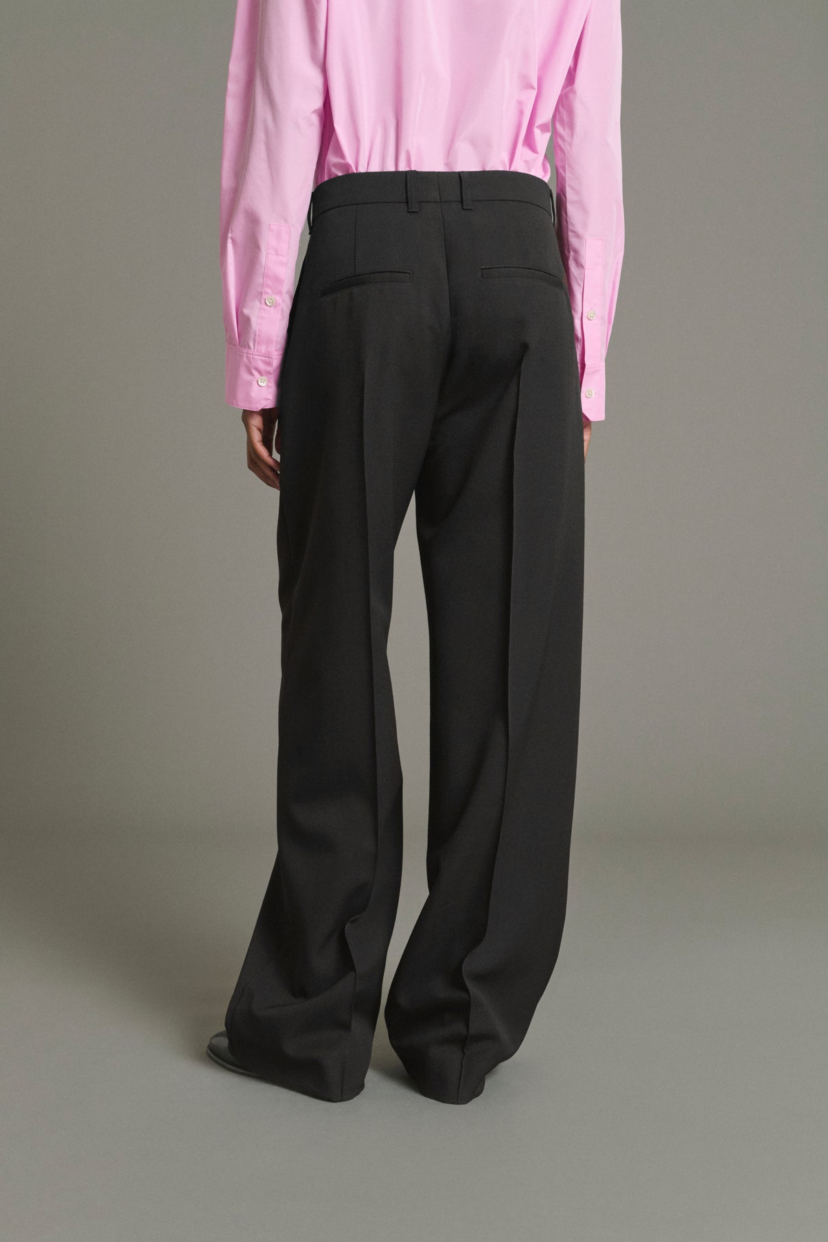 Pantalón Leo - Negro - Lana - Mujer vue 3