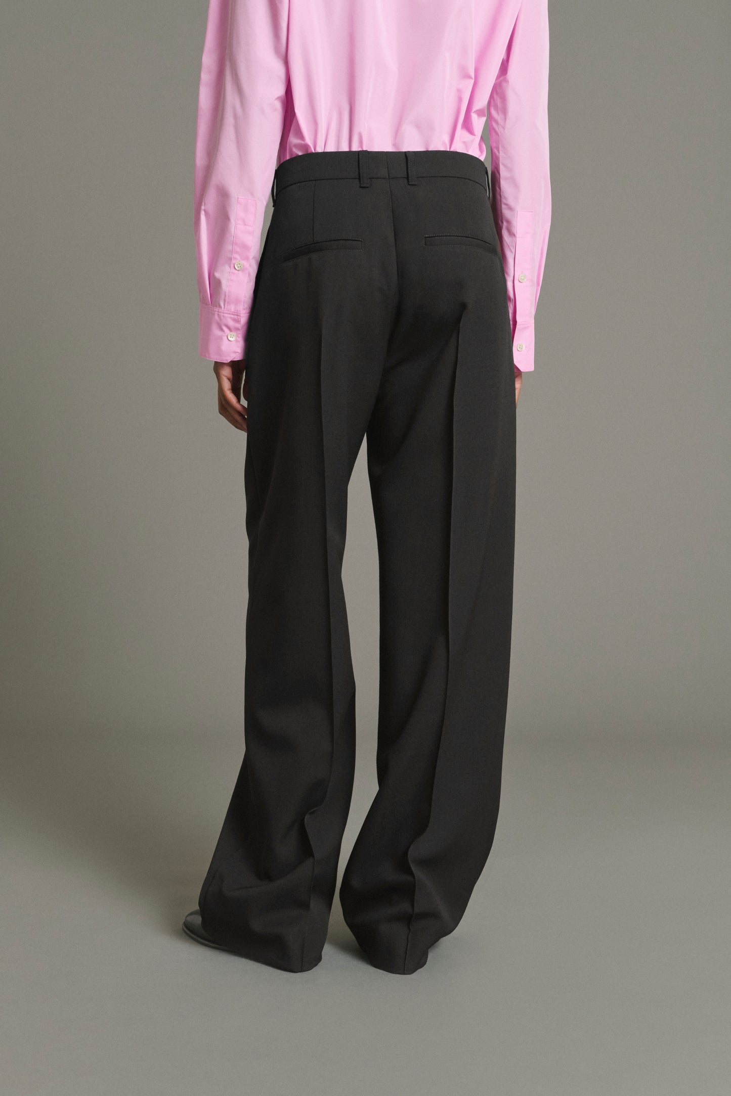 Pantalón Leo - Negro - Lana - Mujer