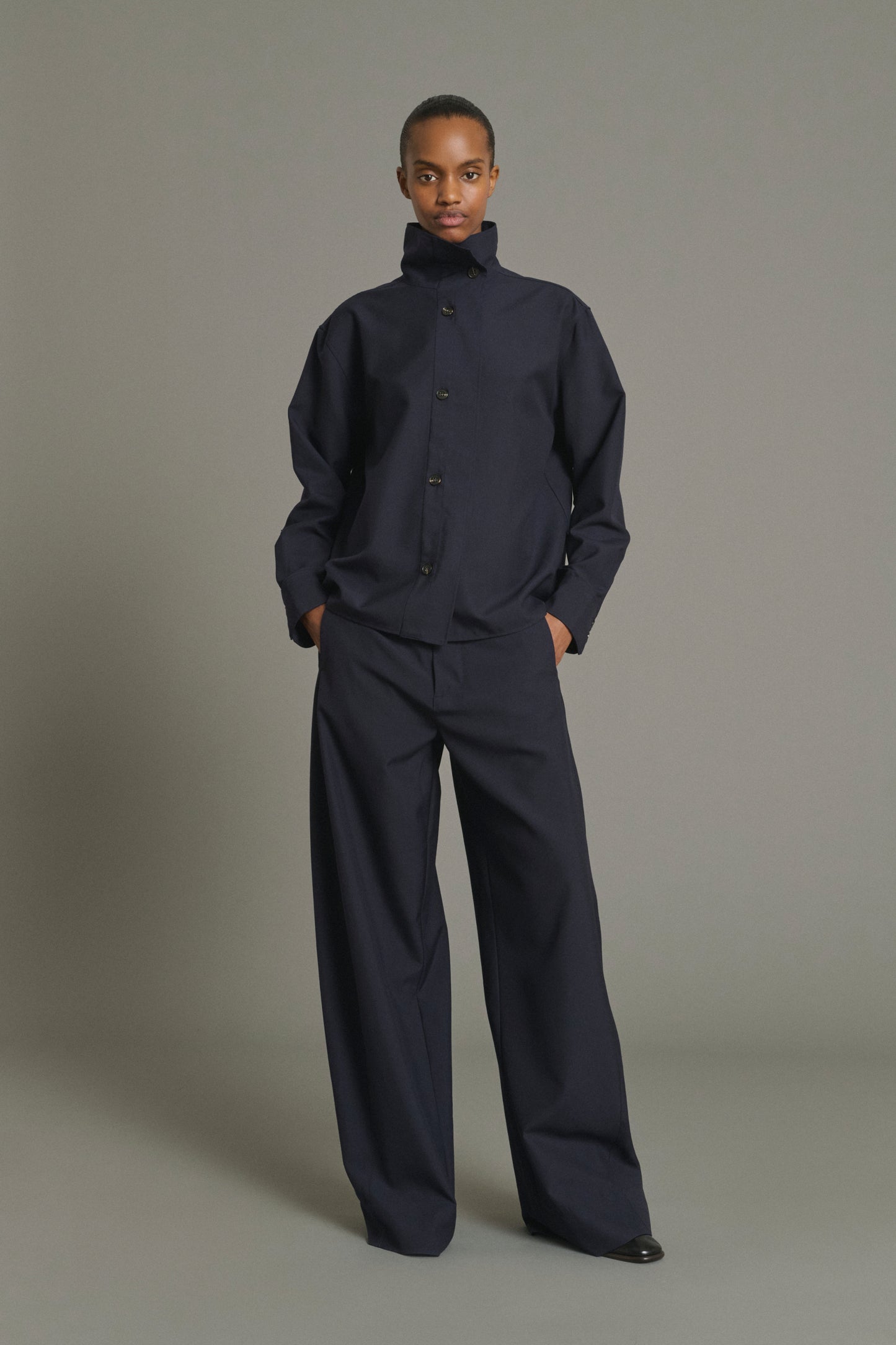 Camisa Jaelle - Azul Noche - Mujer