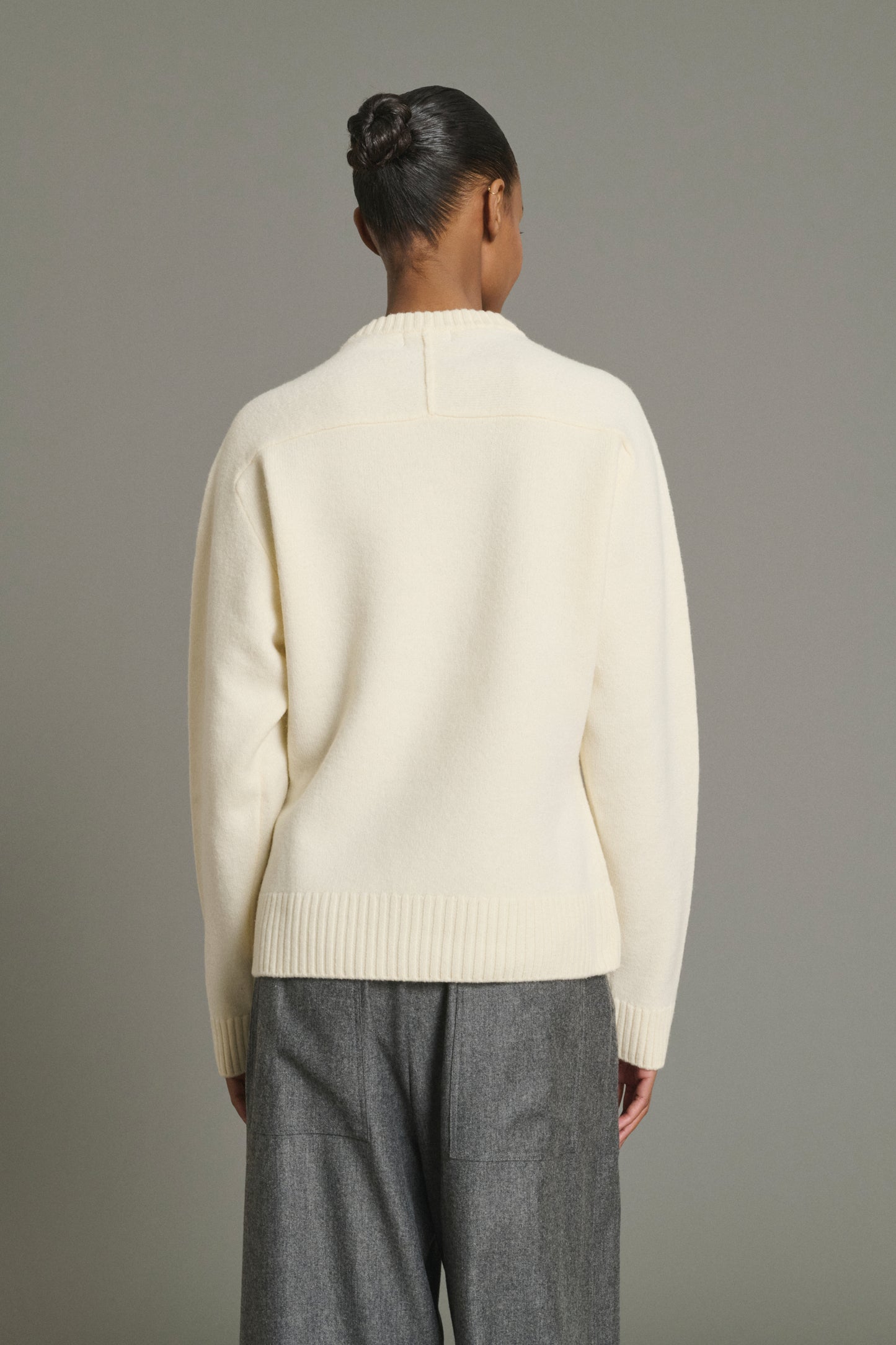 Jersey Jeremie - Crudo - Lana Merino - Mujer