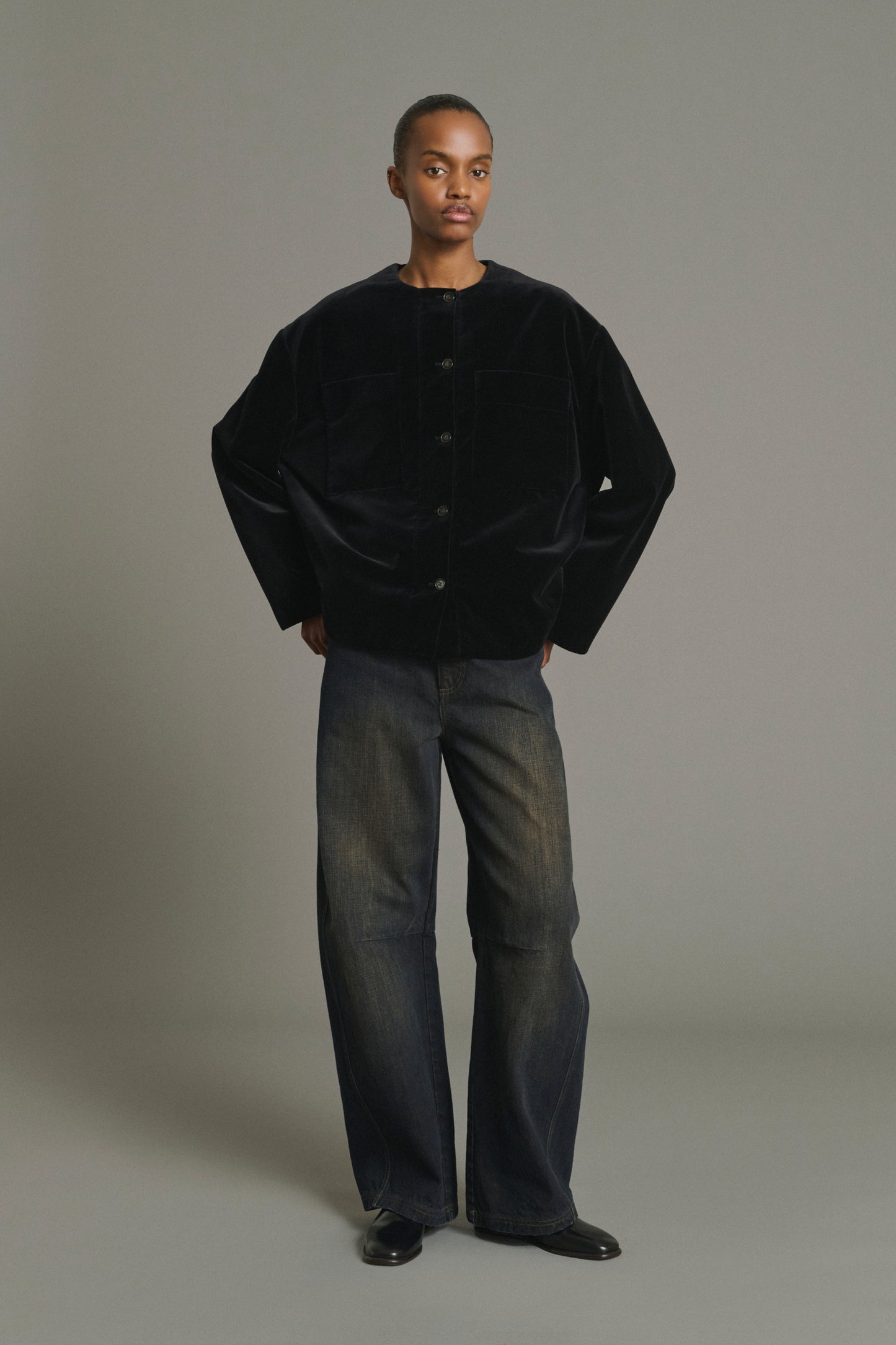 Chaqueta Louis - Negro - Algodón - Mujer