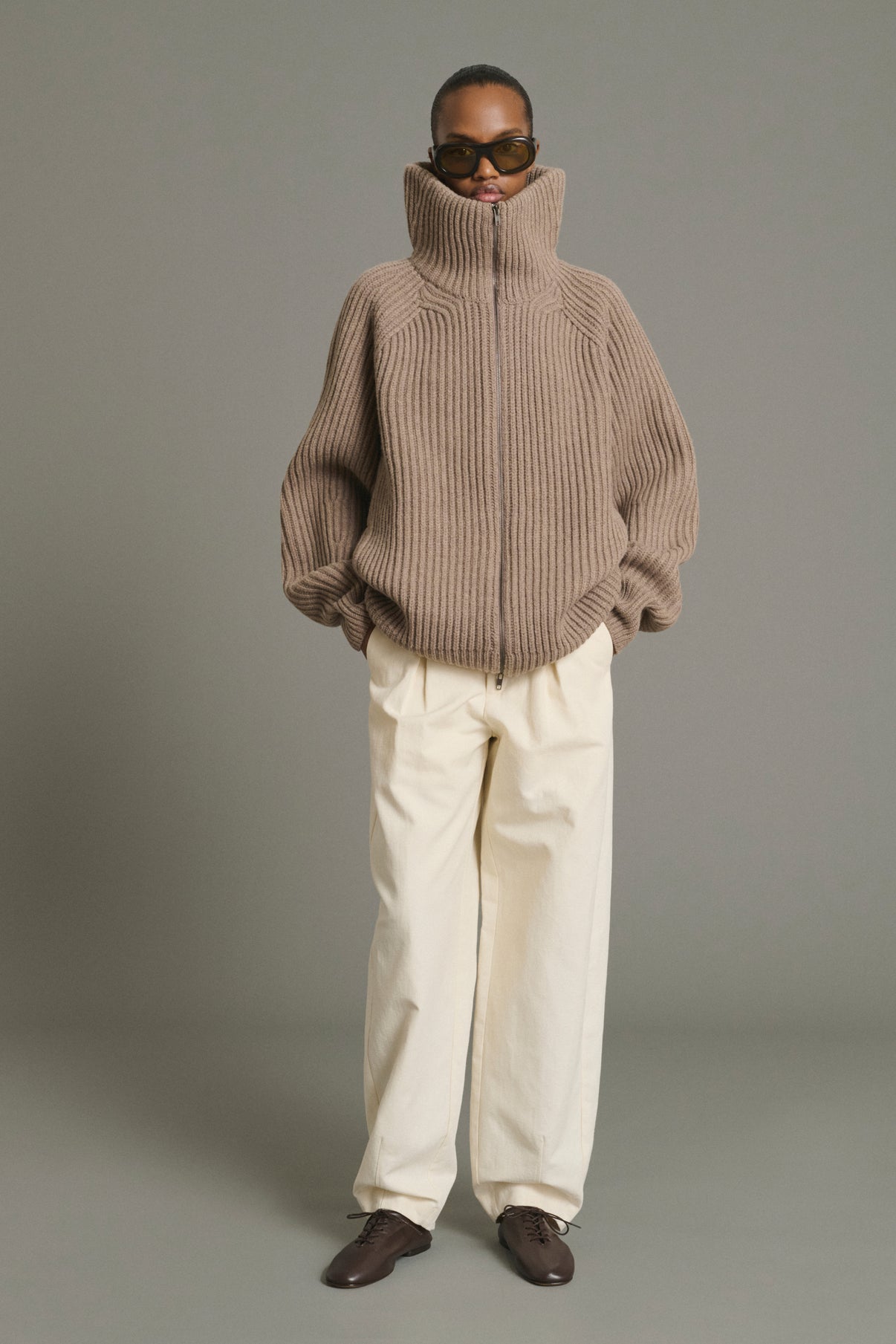 Pantalón Baptiste - Crudo - Algodón - Mujer vue 1