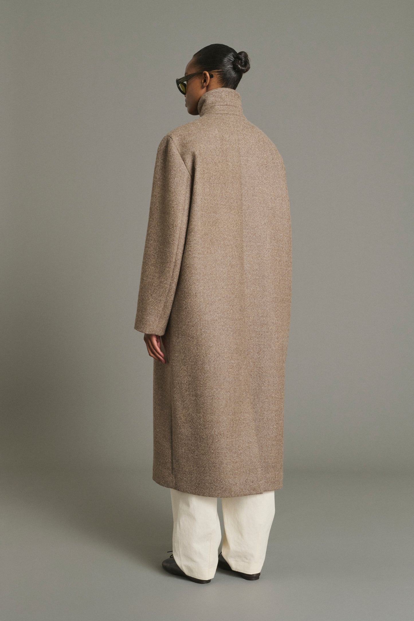 Abrigo Germain - Taupe - Lana - Mujer
