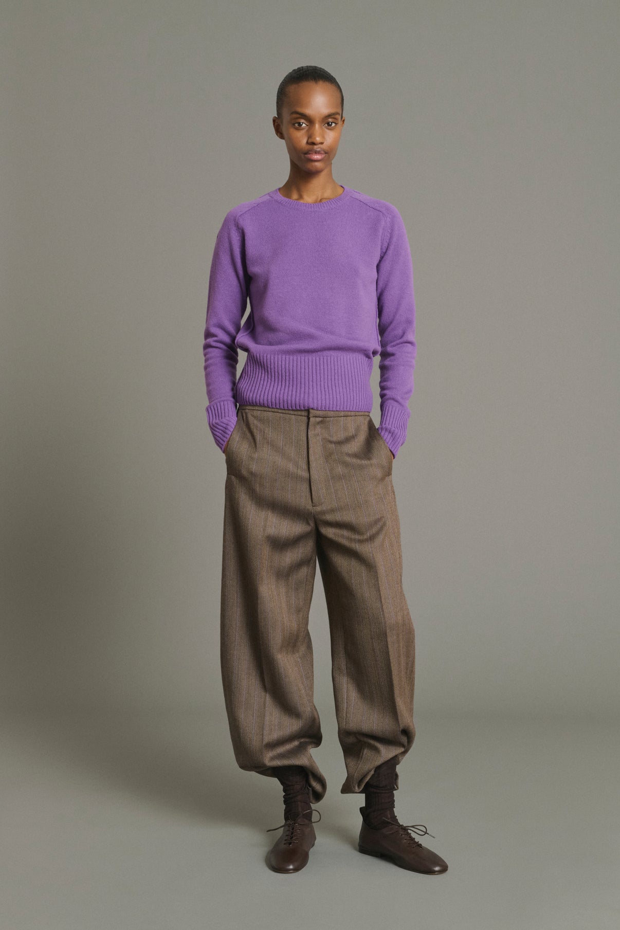 Jersey Jamie - Violeta - Lana Merino - Mujer vue 1