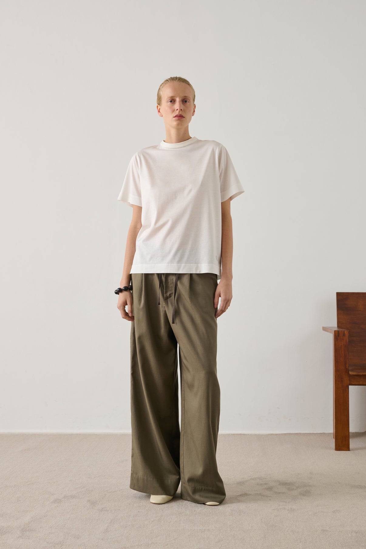 Tee-Shirt Basic - Blanc - Coton - Femme vue 5