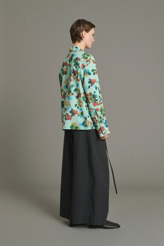 Camisa Lepic - Turquesa - Seda - Mujer
