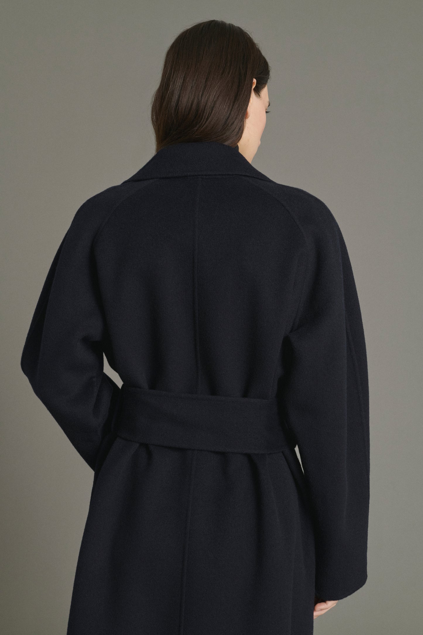 Abrigo Harvard - Deep Navy - Lana - Mujer