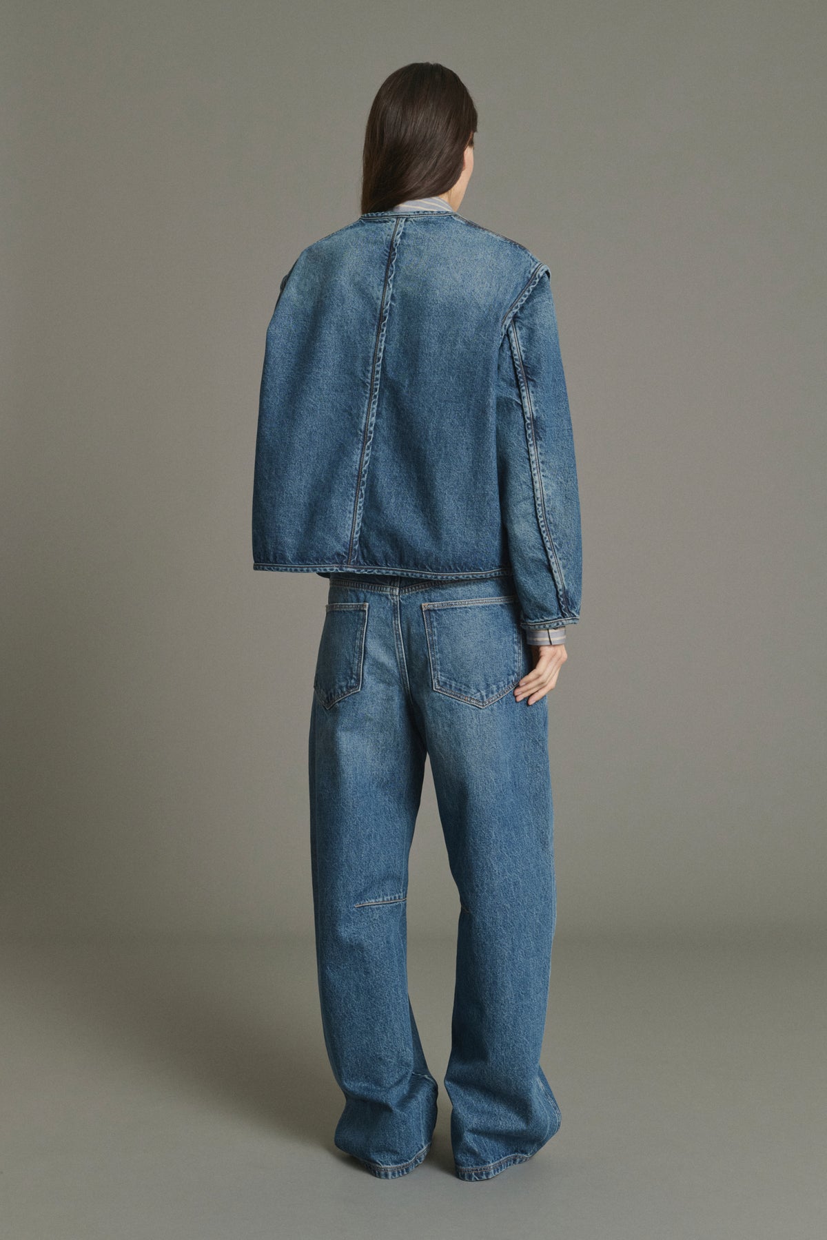 Vaqueros Eliott - Azul Denim Ancho Femme - Soeur