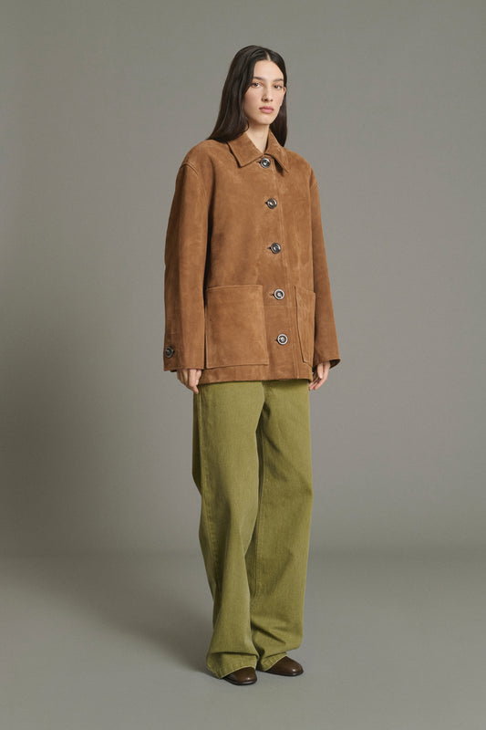 Chaqueta Vincenzo - Natural Cuero Grabado Mujer - Soeur