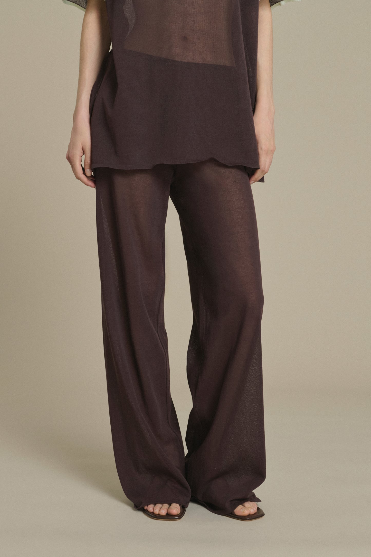 Pantalón Nico chocolate de punto Soeur & TL180 - Soeur
