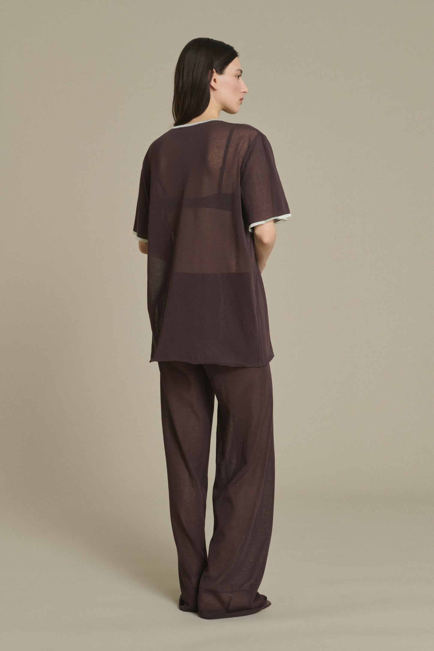 Pantalón Nico chocolate de punto Soeur & TL180 - Soeur