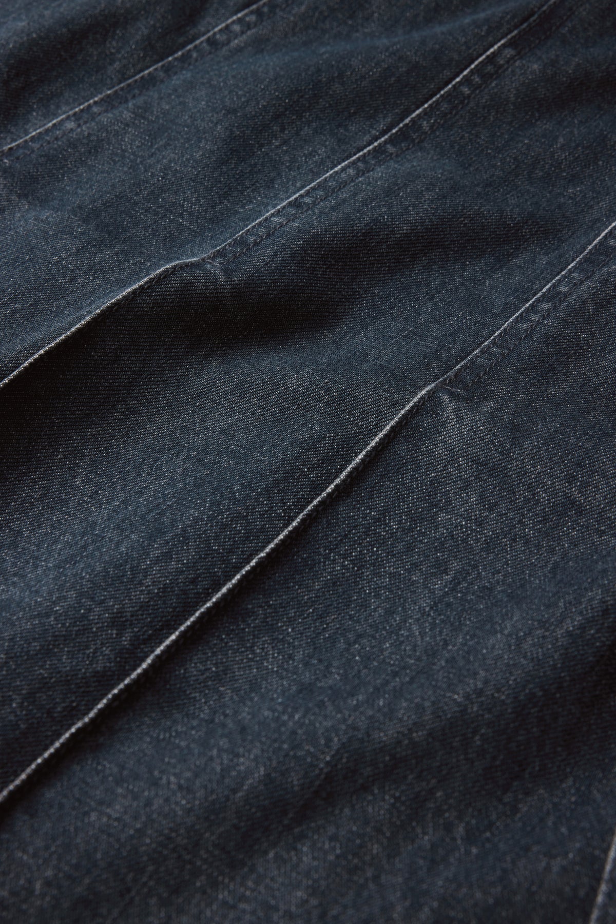 Camisa Leslie - Azul Gris Denim Lavado Entallada - Soeur