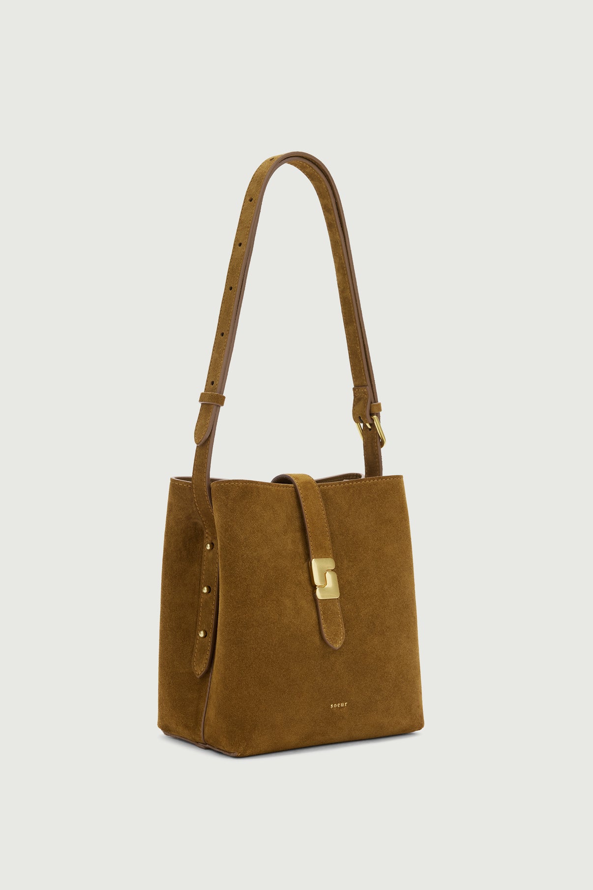 Bolso Bello Mini - Caramelo - Cuero - Mujer vue 2