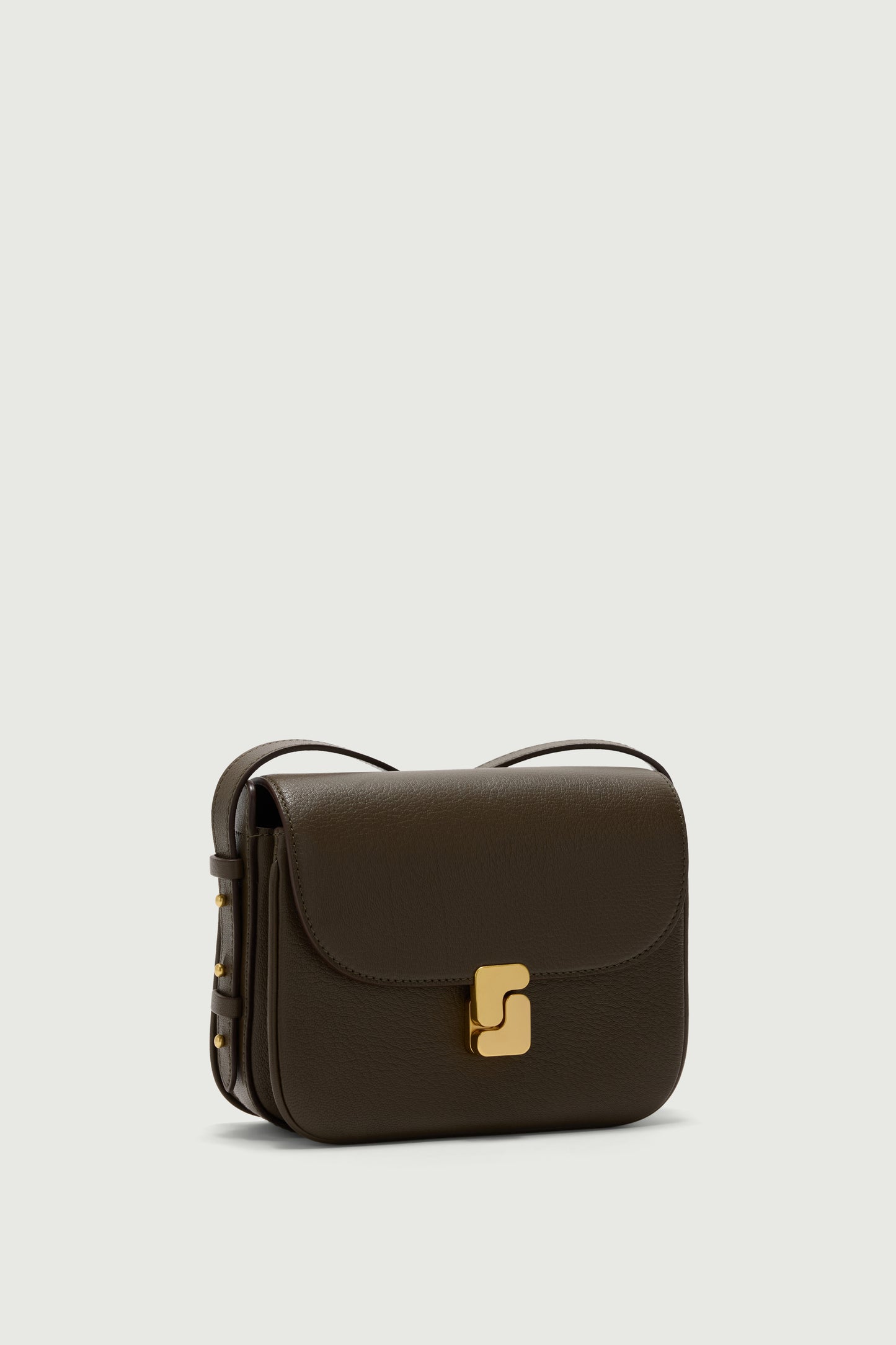 Bolso Bellissima Mini - Caqui oscuro - Cuero - Mujer