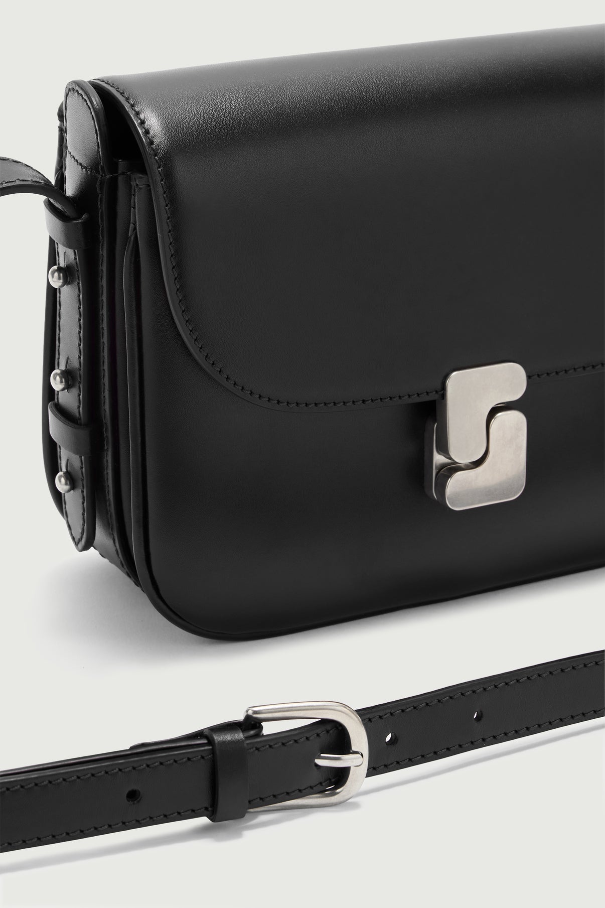 Bolso Bellissima Mini - Negro - Cuero - Mujer vue 3