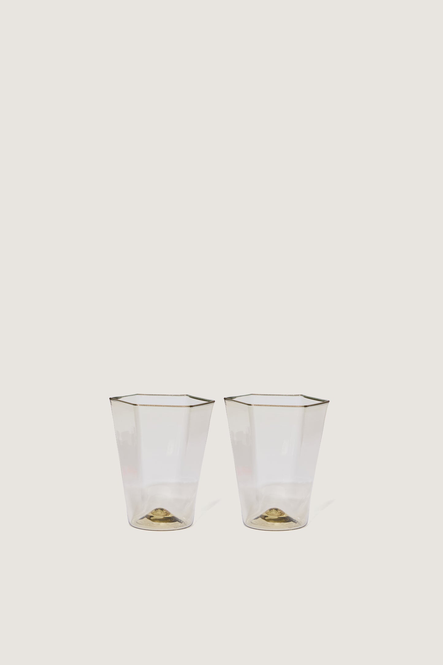 PAIRE DE VERRES DE MURANO